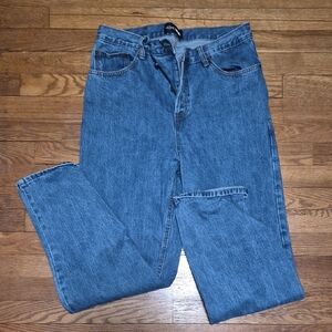 Fashion Nova Women's Blue Flare Jeans